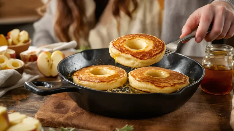 Goudbruin en vol smaak: de makkelijkste appelpannenkoekjes met kaneel die ik steeds opnieuw maak