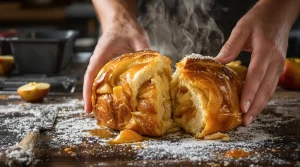 Zachte brioche met gekaramelliseerde appel: zo bak ik thuis pure bakkerijmagie zelf